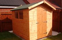 Apex Shed in Tongue and Groove Matchboard